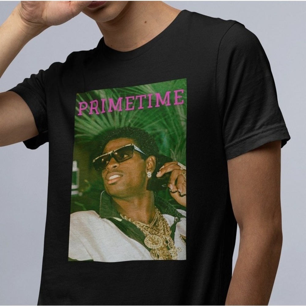 Deion Primetime Sanders Tshirt Deion Sanders Shirt Football Shirt Nfl Shirt